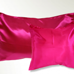 Taies d'oreiller satin - rose fushia