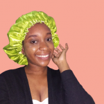 Bonnet de nuit satin - Vert