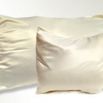 Taies d'oreiller satin - blanc