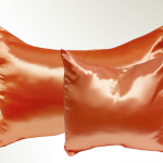 Taies d'oreiller satin - saumon